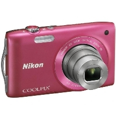 Kit Camara Digital Nikon Coolpix S3300 Rosa 16 Mp